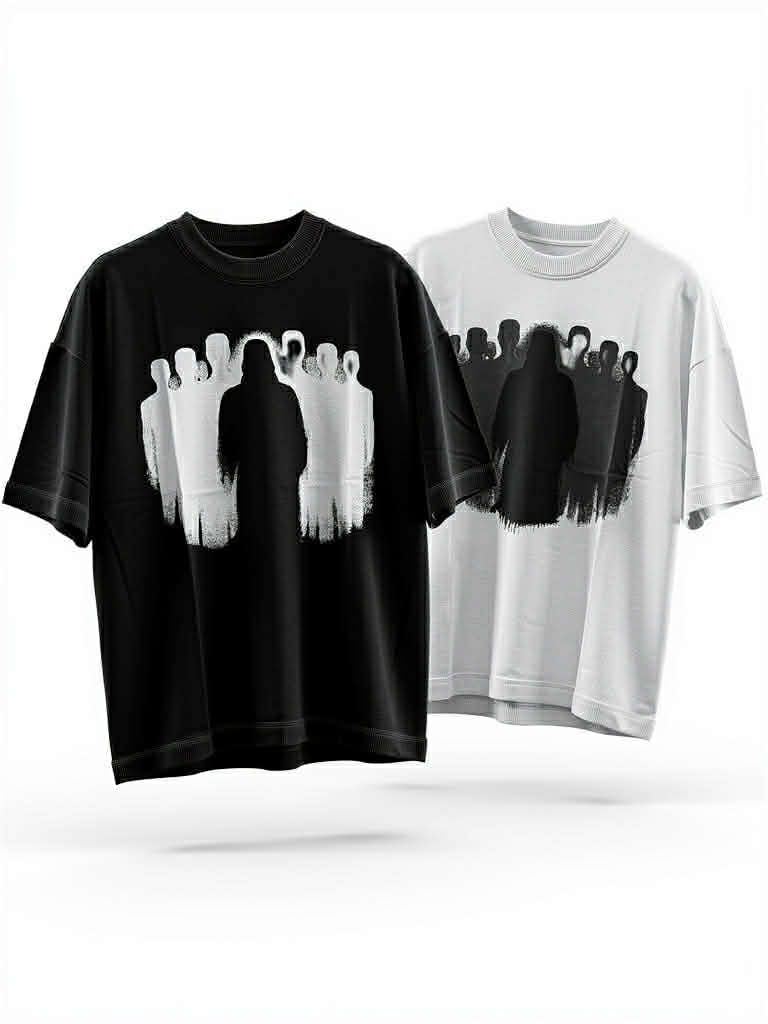 TWENTY Oversized Halo Silhouette T-Shirt