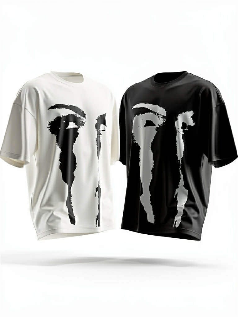 TWENTY Oversized Cross Grapic T-Shirt