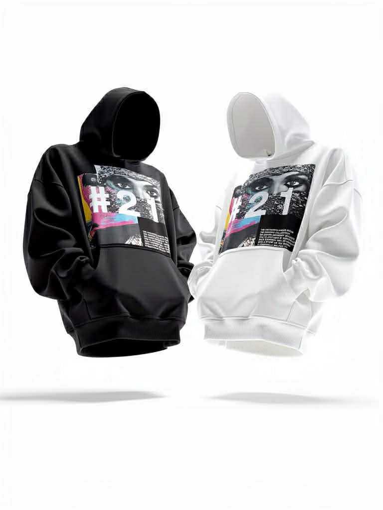 TWENTY Oversized  Dark Zip Jacket