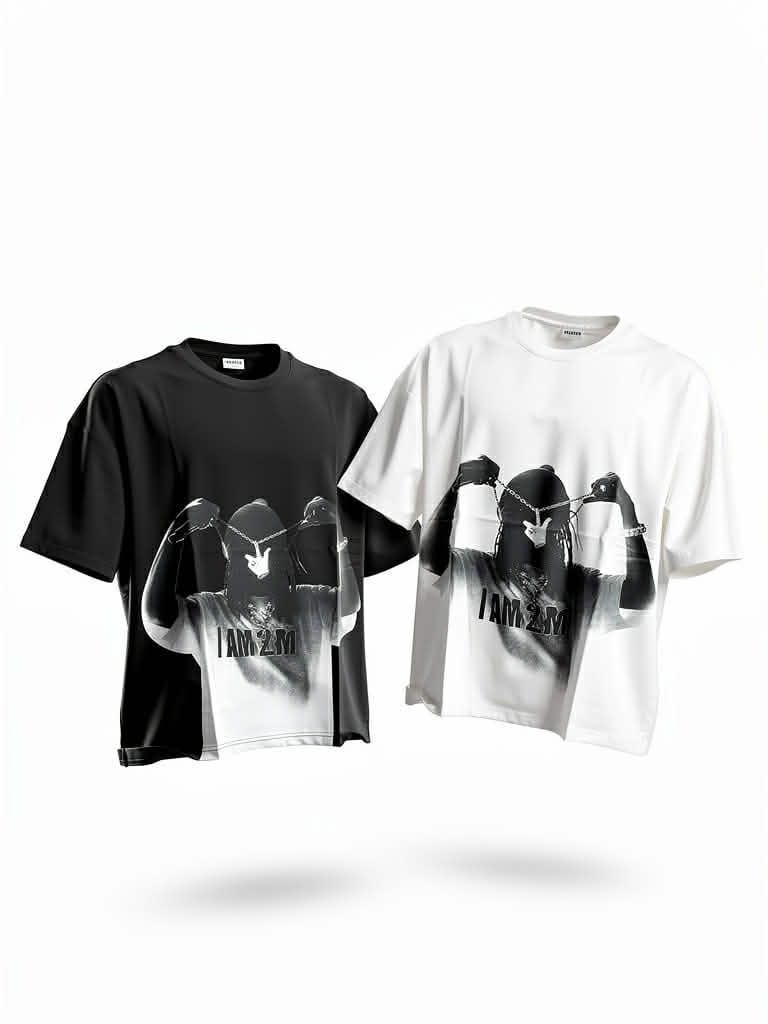 TWENTY Oversized Cross Grapic T-Shirt