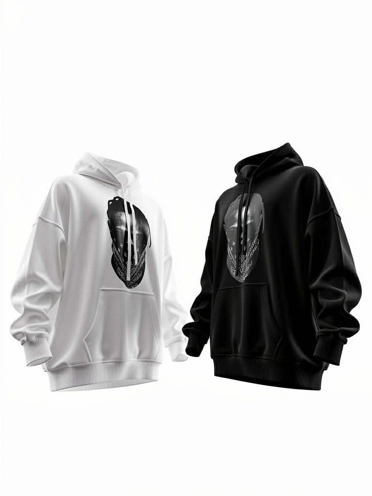 TWENTY Oversized Dual Zip Hoodie