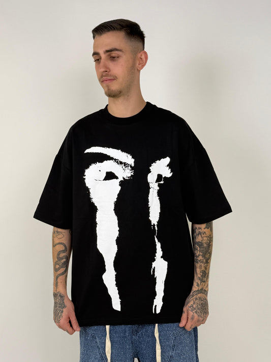 Oversize Twenty Black Tee